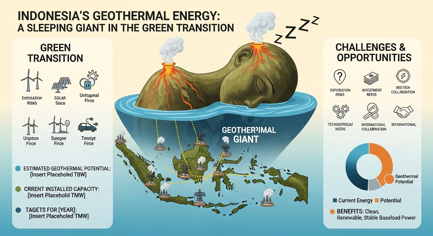 Energi Geotermal Indonesia: Raksasa Tidur di Tengah Transisi Hijau