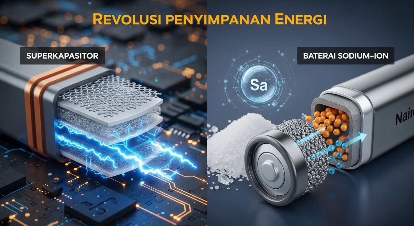 Revolusi Penyimpanan Energi: Superkapasitor dan Baterai Sodium-Ion